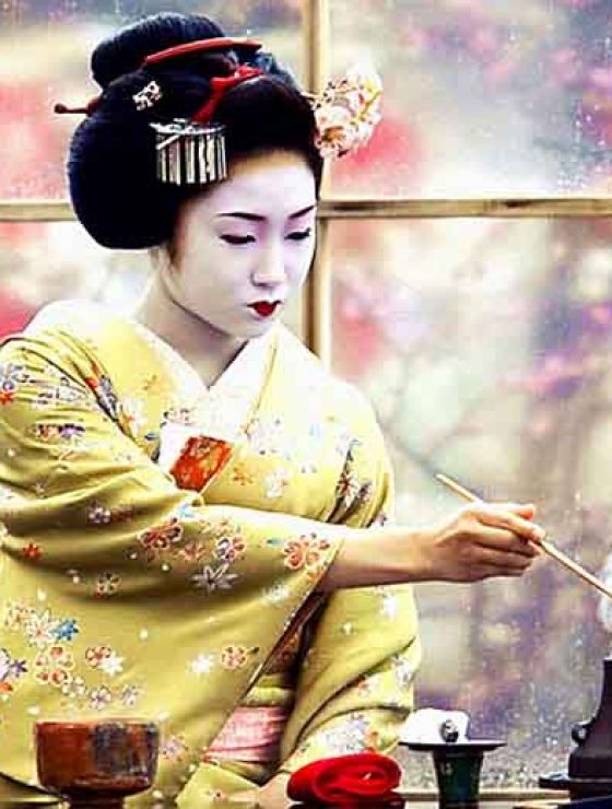 Tea ceremony in Japan