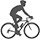 Cyclist icon